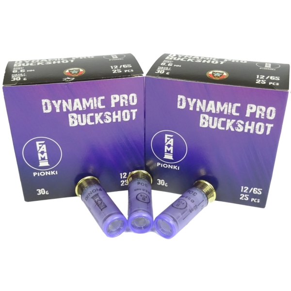 Amunicja kal. 12/65 Dynamic Pro Buckshot 8,6mm 30g FAM